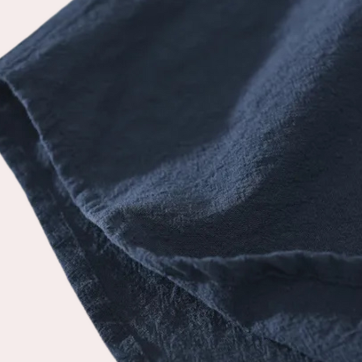 Comfortable Summer Shirt for Men - Milo-Blue-S-Nora Luxe