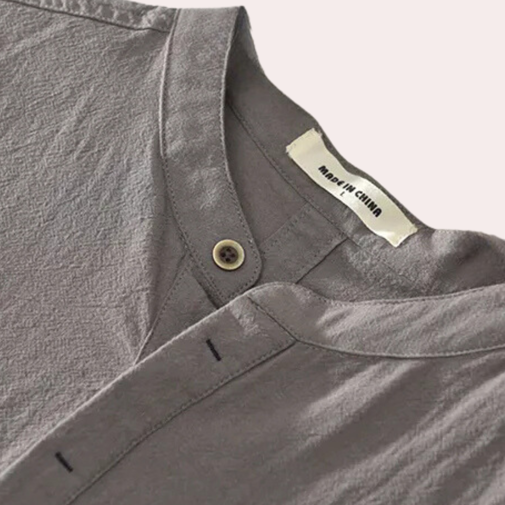 Comfortable Summer Shirt for Men - Milo-Blue-S-Nora Luxe