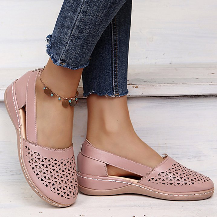 Comfortable Summer Shoes for Women - Melina-Pink-2.5-Nora Luxe