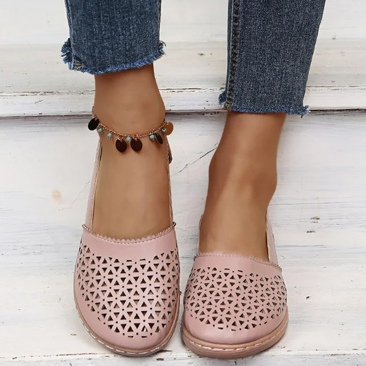 Comfortable Summer Shoes for Women - Melina-White-2.5-Nora Luxe
