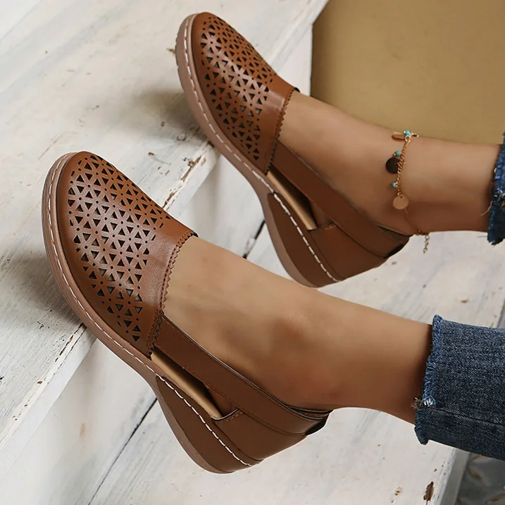 Comfortable Summer Shoes for Women - Melina-White-2.5-Nora Luxe