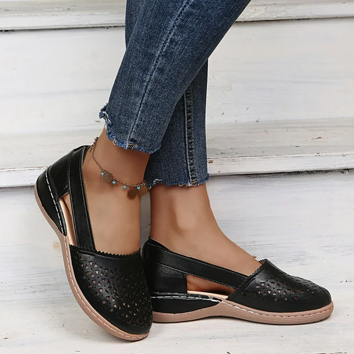 Comfortable Summer Shoes for Women - Melina-White-2.5-Nora Luxe