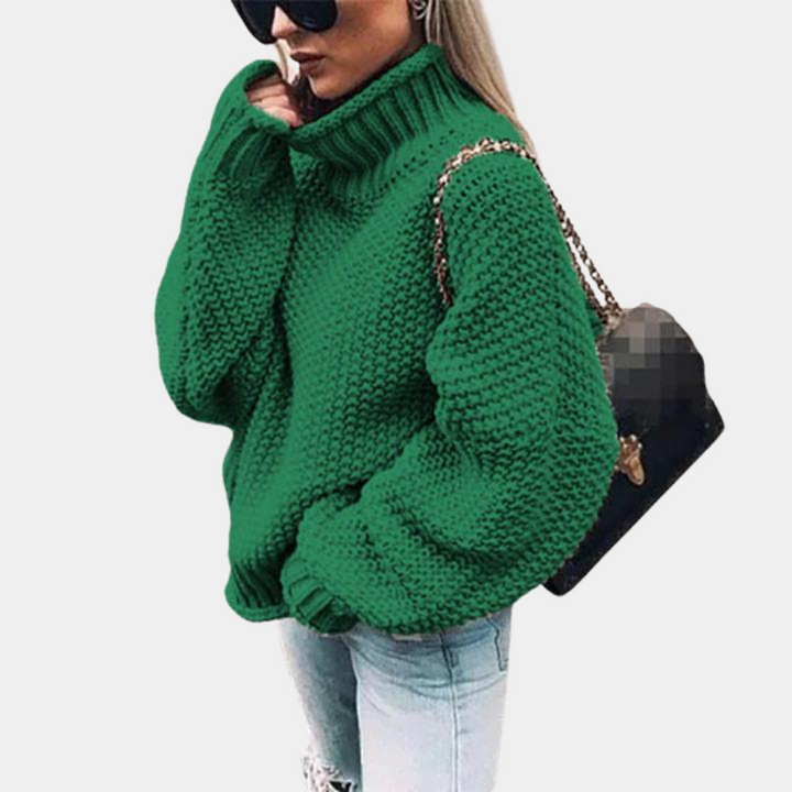 Comfortable Sweater for Women - Sophie-Green-S-Nora Luxe