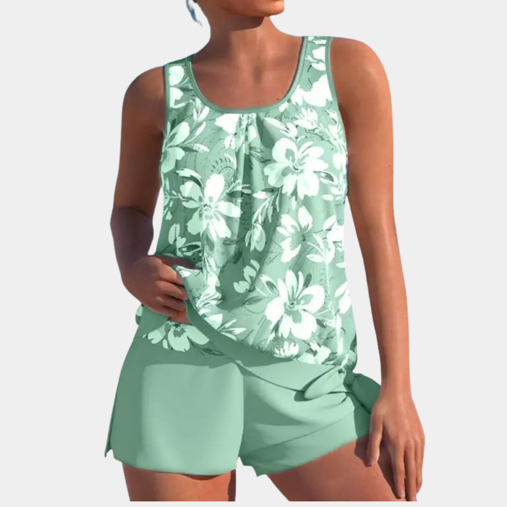 Comfortable Tankini – Malia-Green-XS-State of Style
