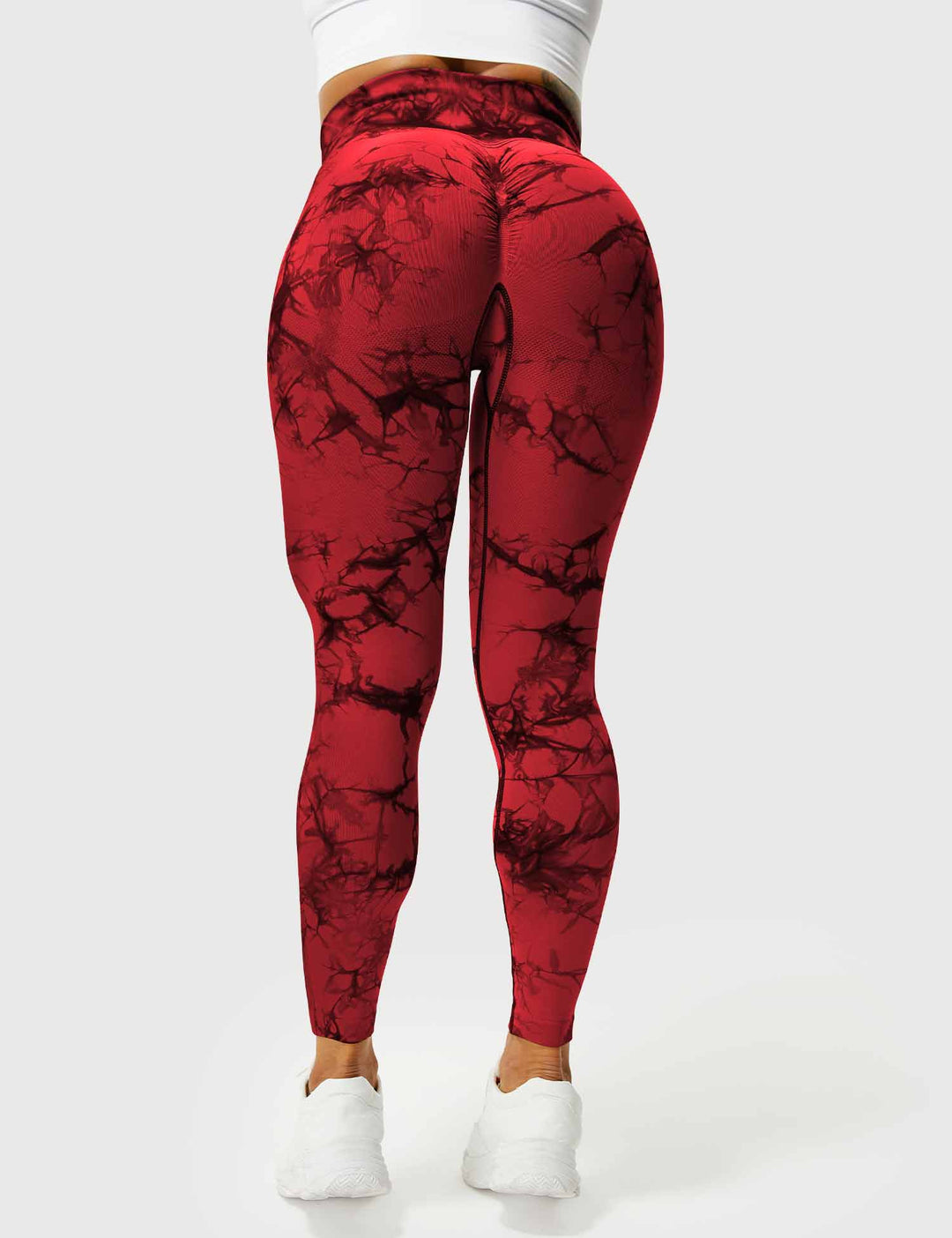 Comfortable Tie Dye Leggings - Ivy-Black Blue-S-Nora Luxe