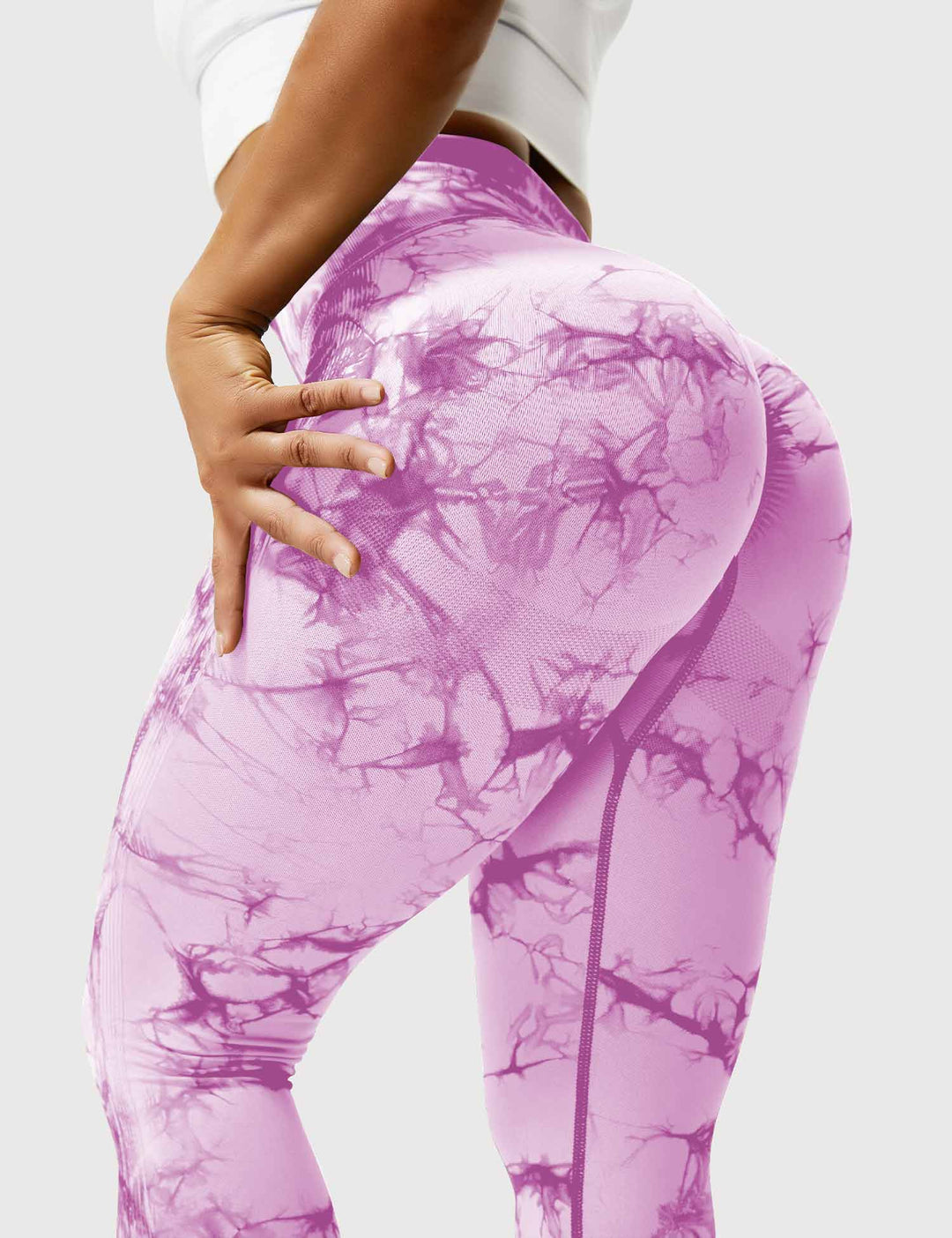 Comfortable Tie Dye Leggings - Ivy-Black Blue-S-Nora Luxe