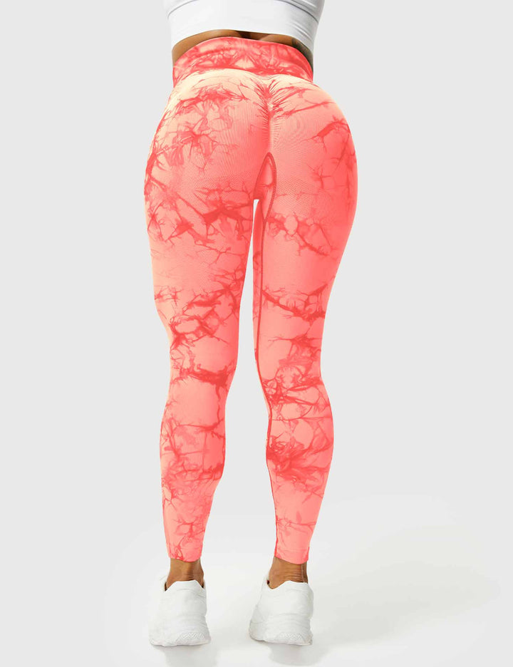 Comfortable Tie Dye Leggings - Ivy-Black Blue-S-Nora Luxe