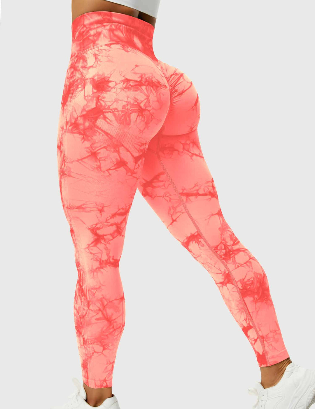 Comfortable Tie Dye Leggings - Ivy-Orange-S-Nora Luxe