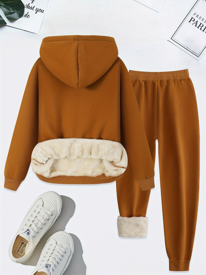 Comfortable Two-Piece Clothing Set for Women - Livia-Light Gray-S-Nora Luxe