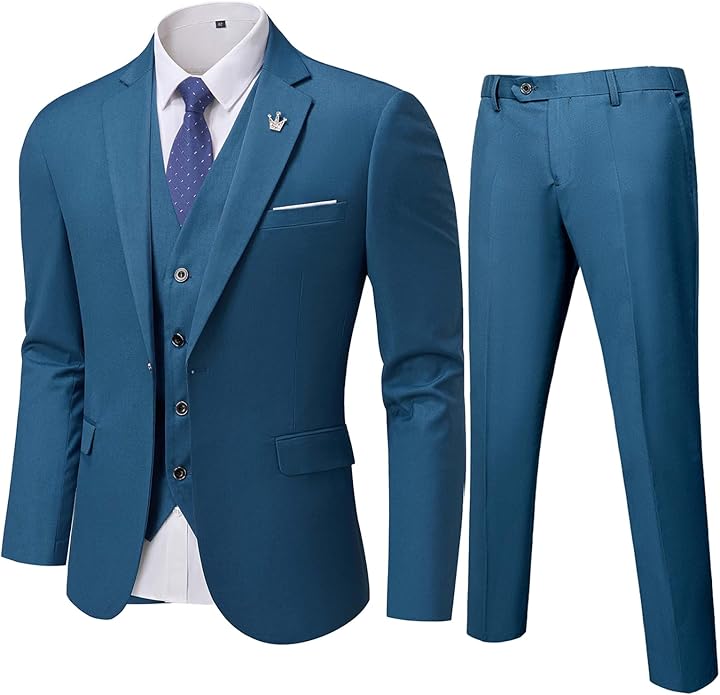 Comfortable Two-Piece Men's Suit - Ralph-Blue-XS-Nora Luxe