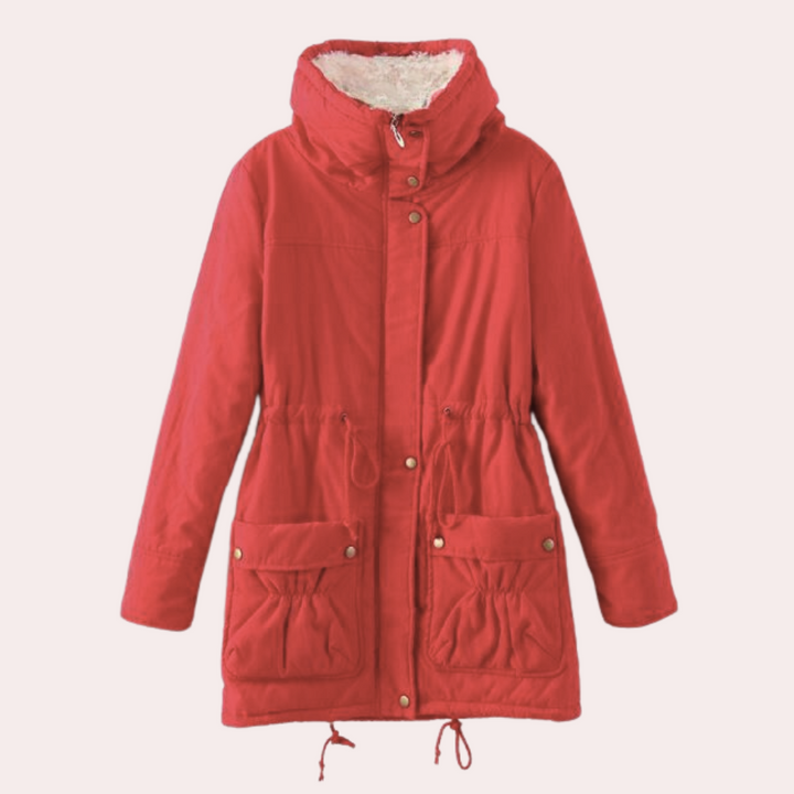 Comfortable Warm Women's Coat - Noelle-Black-XS-Nora Luxe