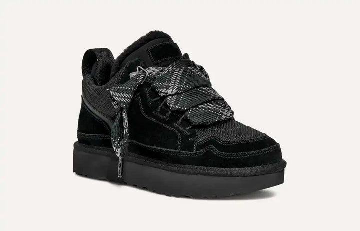 Comfortable Winter Suede Shoes - Amber-Black-4-Nora Luxe