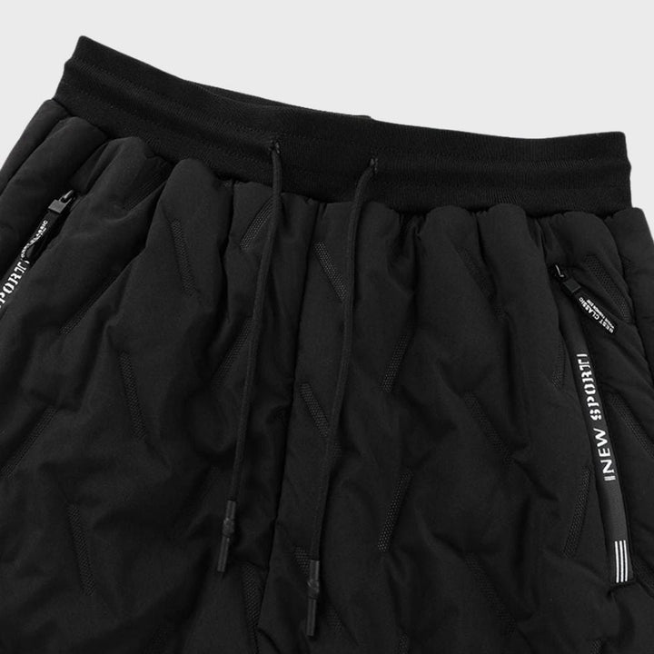 Comfortable Winter Trousers for Men - Logan-Black-M-Nora Luxe