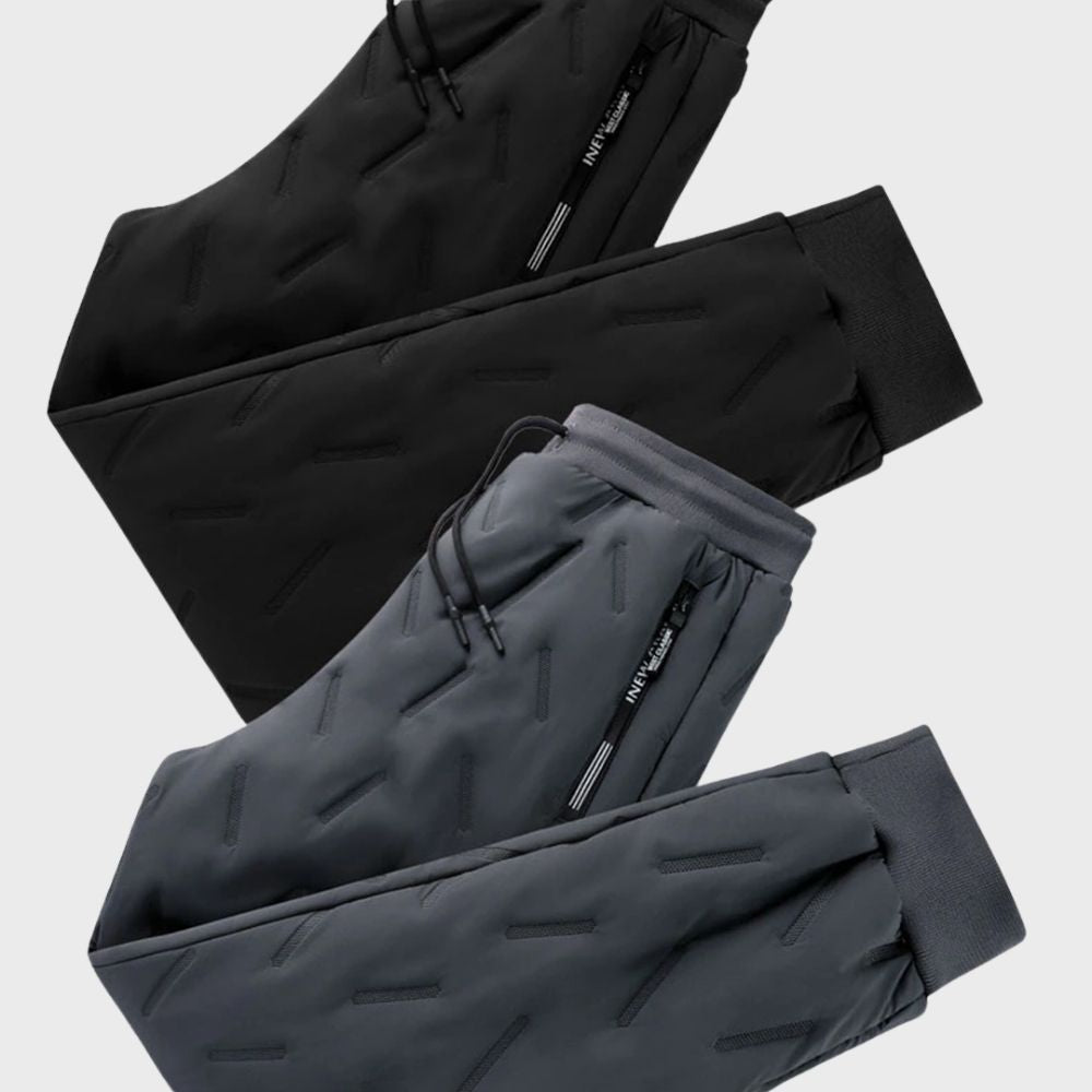 Comfortable Winter Trousers for Men - Logan-Black-M-Nora Luxe