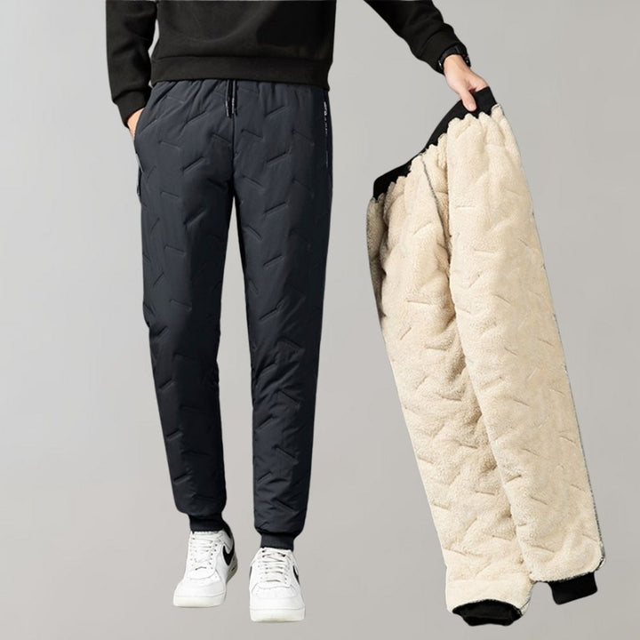 Comfortable Winter Trousers for Men - Logan-Gray Pencil-M-Nora Luxe