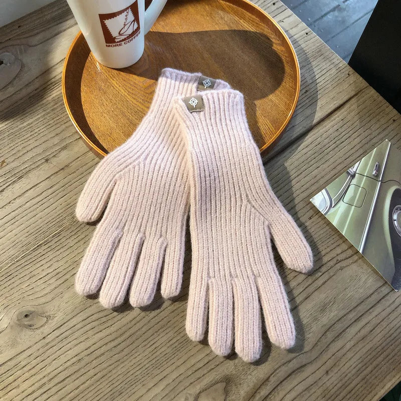 Comfortable Women's Gloves - Isolde-Pink-Nora Luxe
