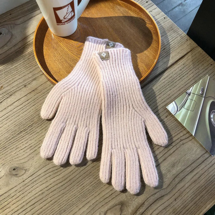 Comfortable Women's Gloves - Isolde-Pink-Nora Luxe