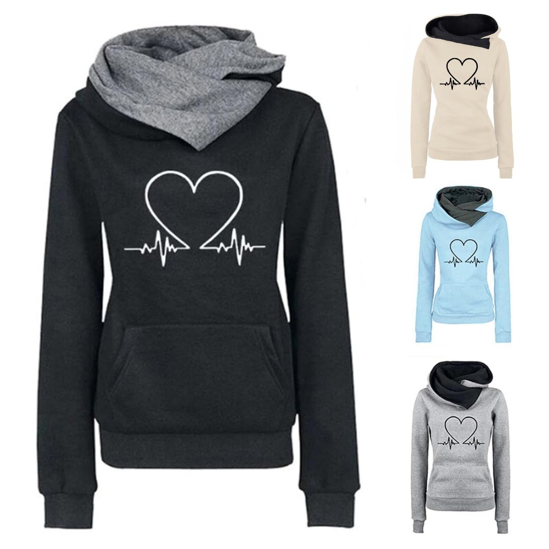 COMFORTABLE WOMEN'S TWO-PIECE TRACKSUIT - WARMFLEX™-Black-S-Nora Luxe