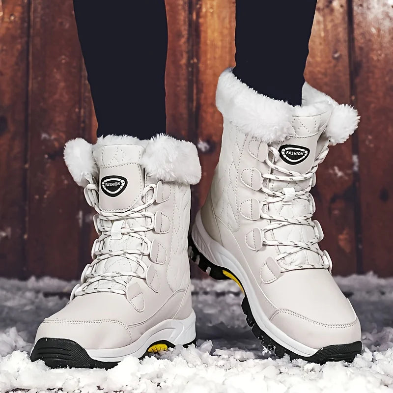 Comfortable Women's Winter Boots - Aurora-White-3.5-Nora Luxe