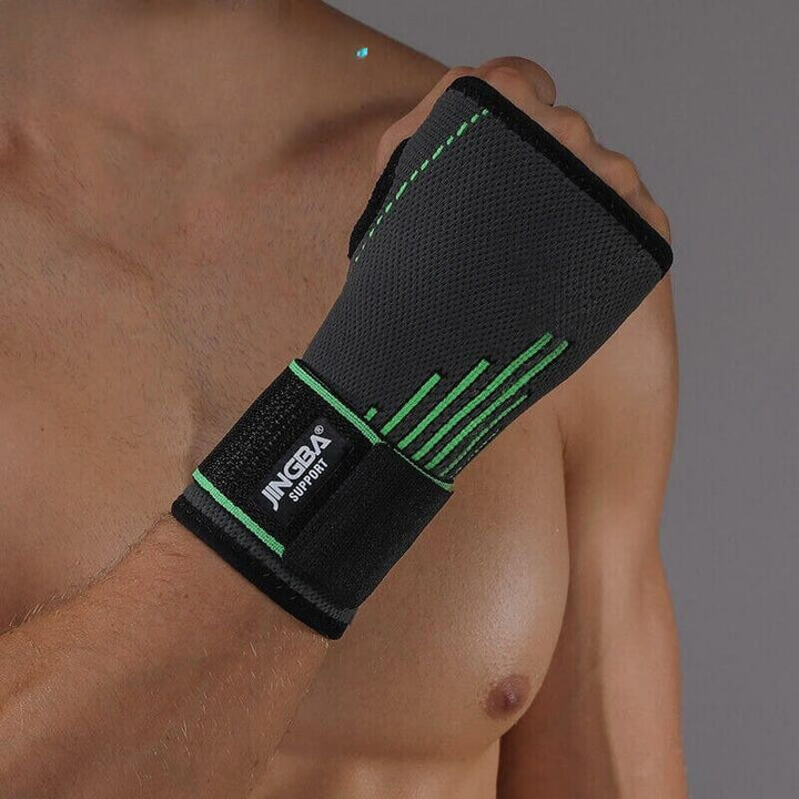 Comfortable Wrist Brace - FlexGuard-S-M-Green-Long-Nora Luxe