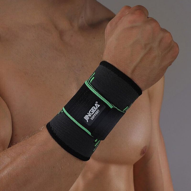 Comfortable Wrist Brace - FlexGuard-S-M-Green-Short-Nora Luxe