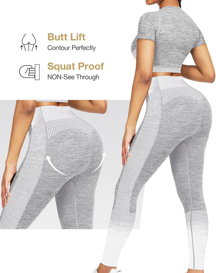 Comfortable Yoga Set - SparkFit-Long Sleeve Black-S-Nora Luxe