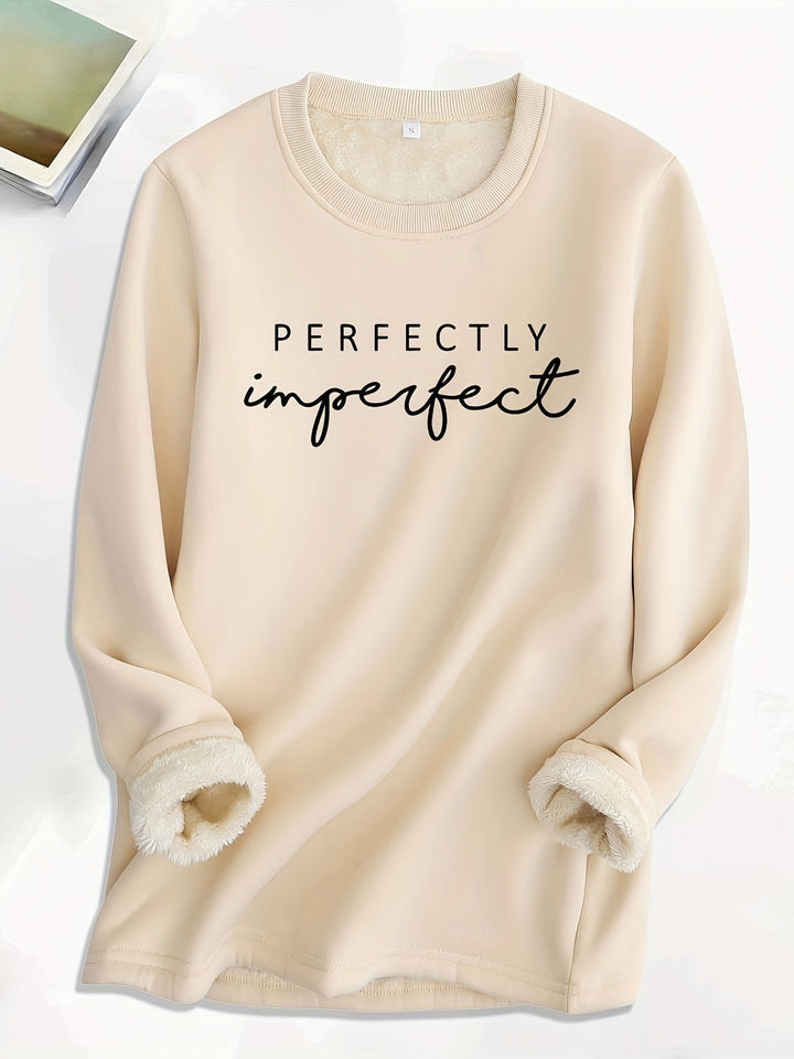 Comfy Fleece Sweatshirt - Liona-Beige-S-Nora Luxe