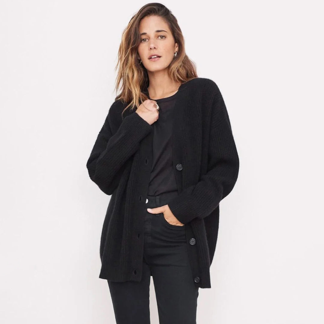 Comfy Ladies' Jacket - Emery-Black-XS-Nora Luxe