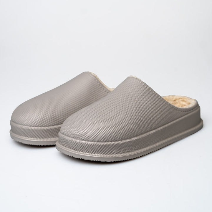 Comfy Ladies Slippers – Luna-Gray-4.5-Nora Luxe
