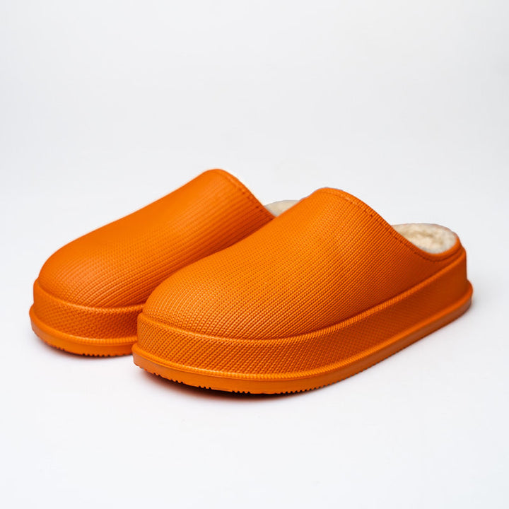Comfy Ladies Slippers – Luna-Orange-4.5-Nora Luxe