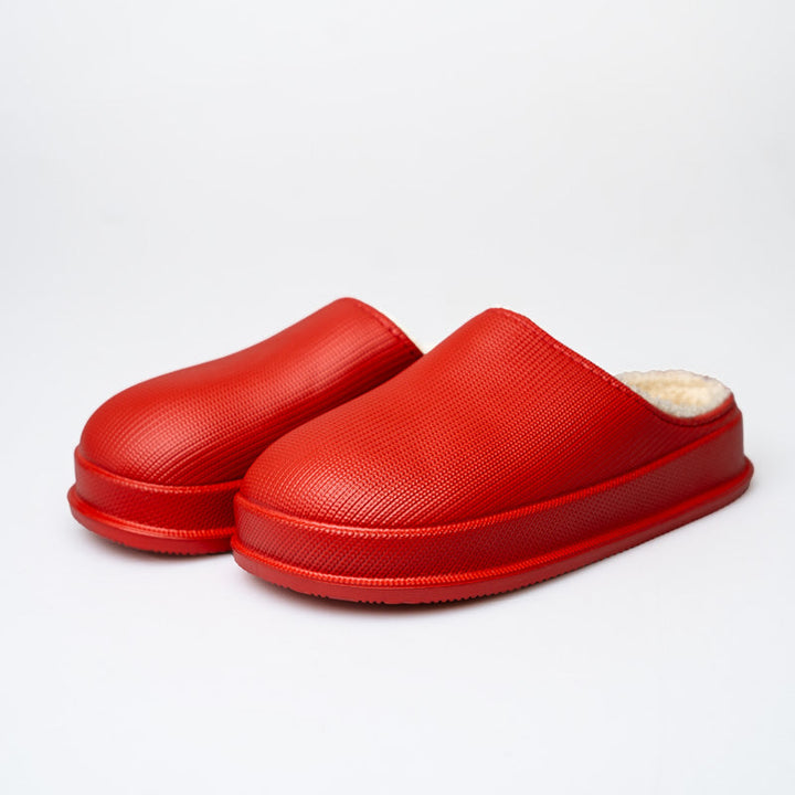 Comfy Ladies Slippers – Luna-Red-4.5-Nora Luxe