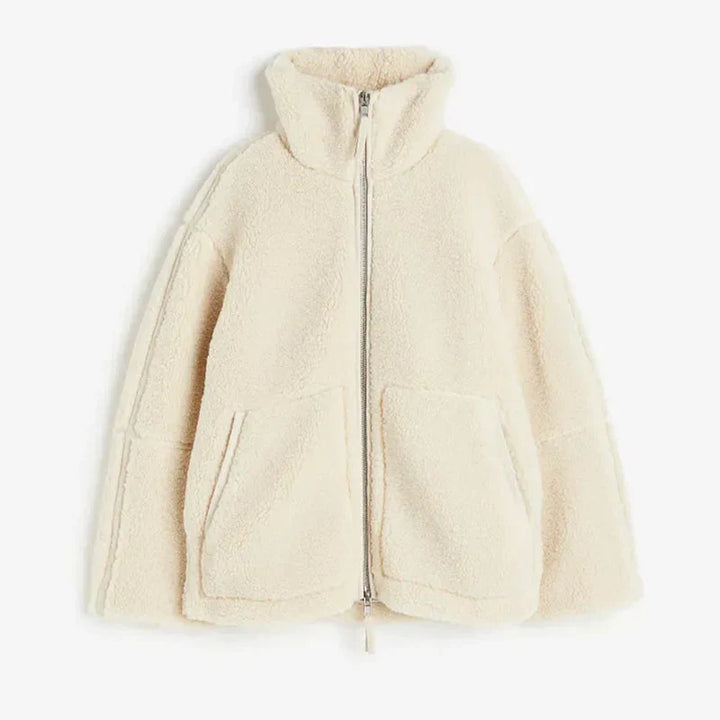 Comfy Teddy Coat - Mila-White-S-Nora Luxe