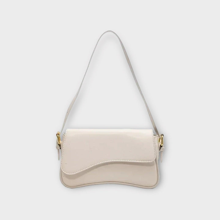 Compact Ladies Shoulder Bag - Sophia-Silver-Nora Luxe