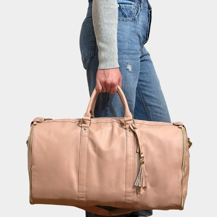 Compact & Luxury Travel Bag – Isabelle-Pink-Nora Luxe