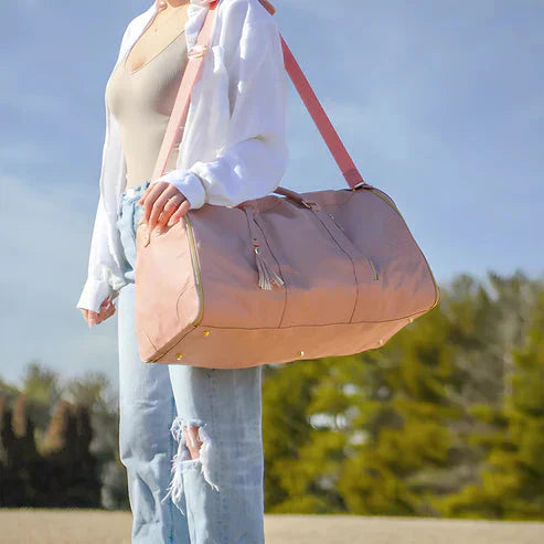 Compact & Luxury Travel Bag – Isabelle-Pink-Nora Luxe