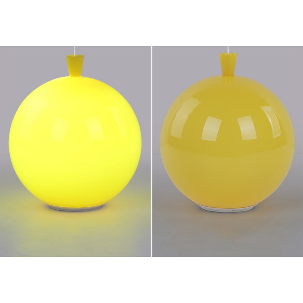 Compact Modern LED Balloon Ceiling Light - AuraLite-7.87 in-White-Nora Luxe
