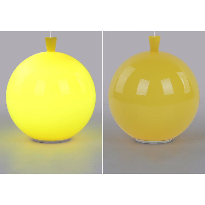 Compact Modern LED Balloon Ceiling Light - AuraLite-7.87 in-White-Nora Luxe
