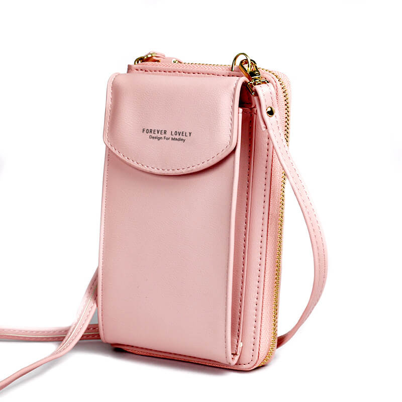 Compact PU Leather Crossbody Shoulder Bag with Adjustable Strap