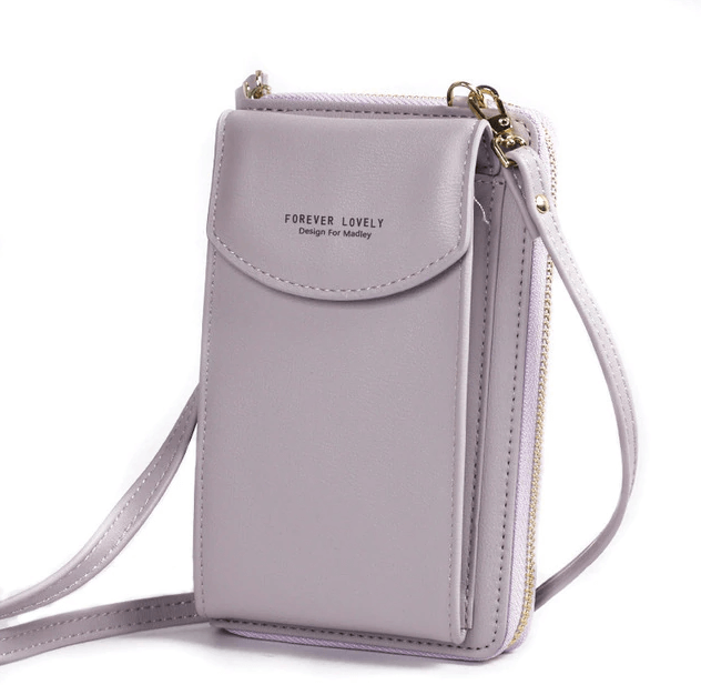 Compact PU Leather Crossbody Shoulder Bag with Adjustable Strap