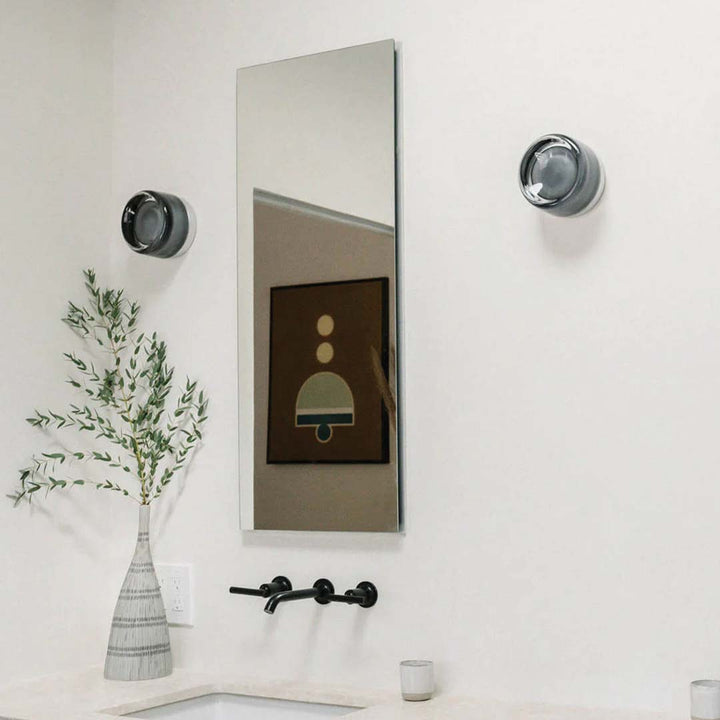 Compact Wall Lamp - DimpleGlow-Amber-Nora Luxe