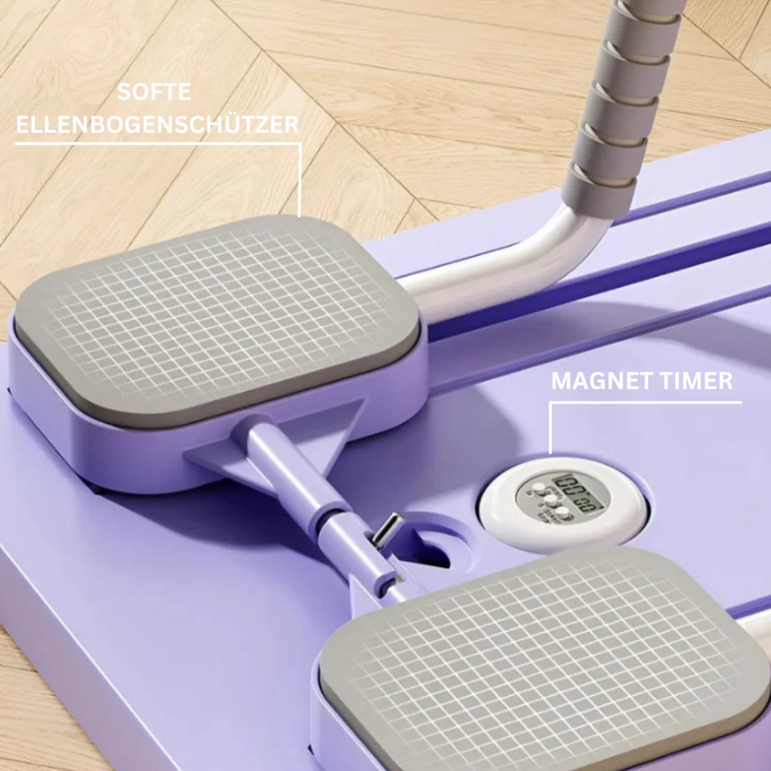 Complete Pilates Reformer Set - CoreFlex Pro-Purple-Nora Luxe
