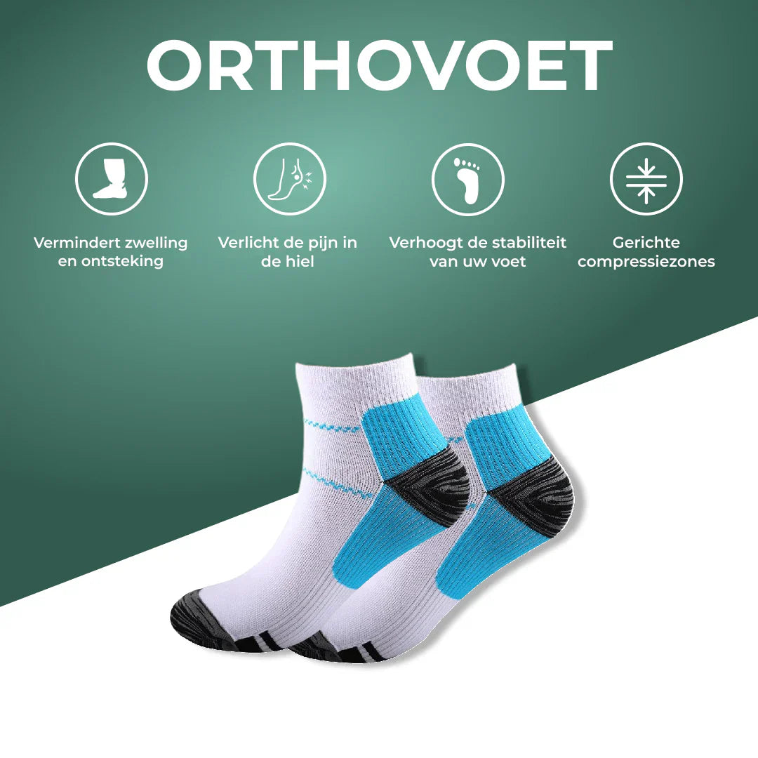 Compression socks - TheraSupport-2 pairs black + 2 pairs white-3.5 to 8.0-Nora Luxe