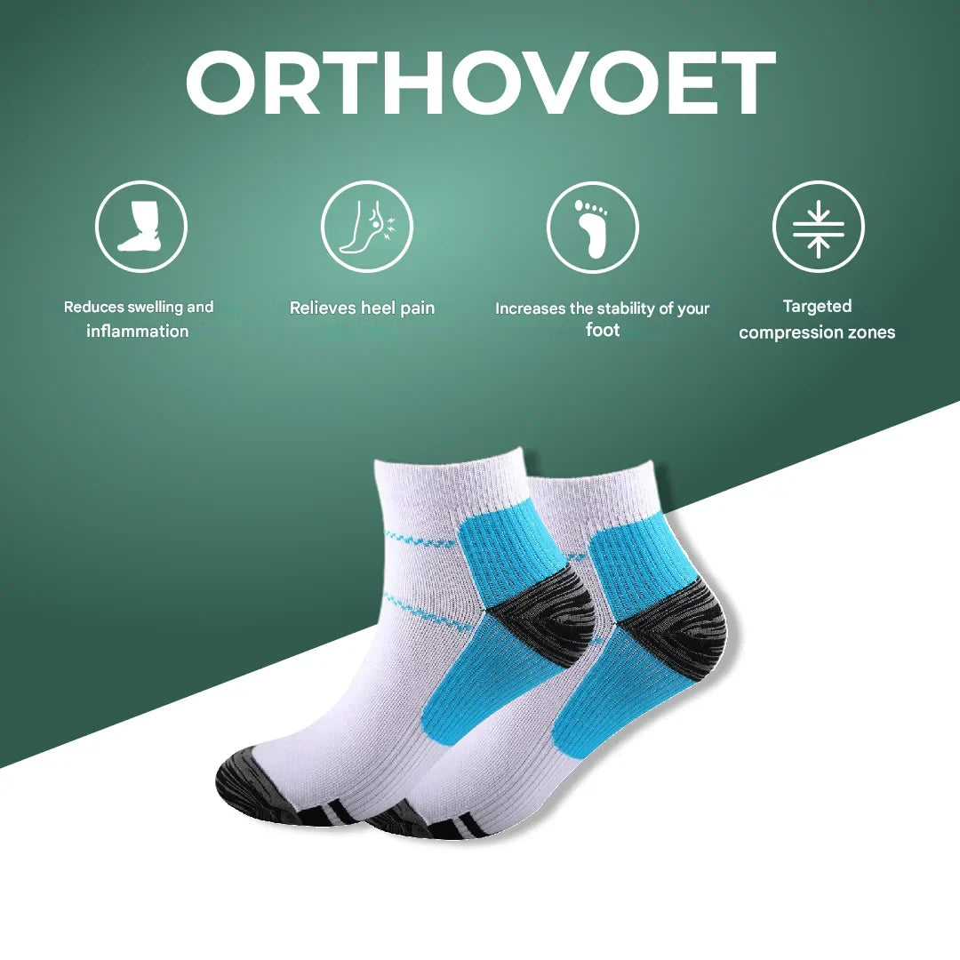 Compression socks - TheraSupport-2 pairs black + 2 pairs white-3.5 to 8.0-Nora Luxe