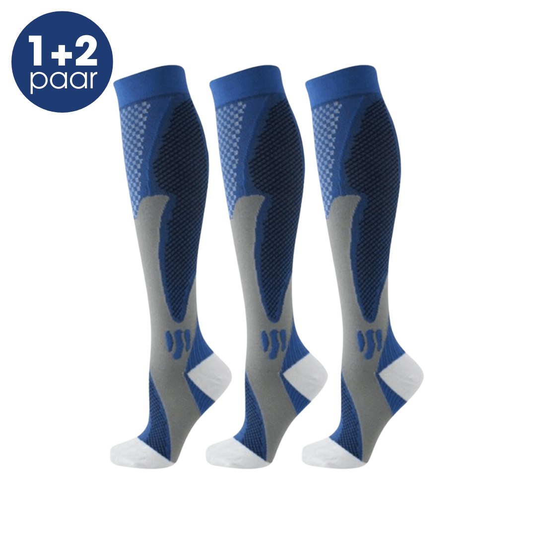 Compression Stockings - TheraFit-Blue-S-M (3-6.5)-Nora Luxe