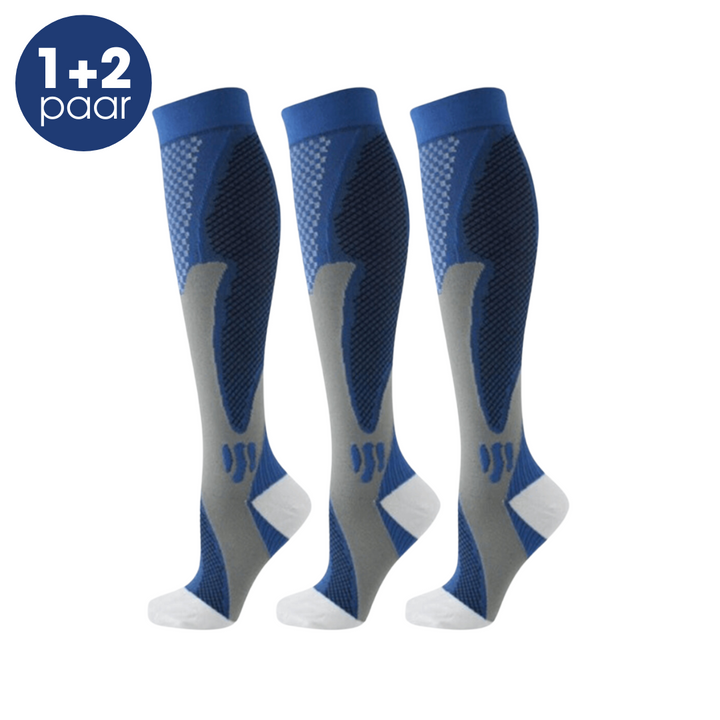 Compression Stockings - TheraFit-Blue-S-M (3-6.5)-Nora Luxe