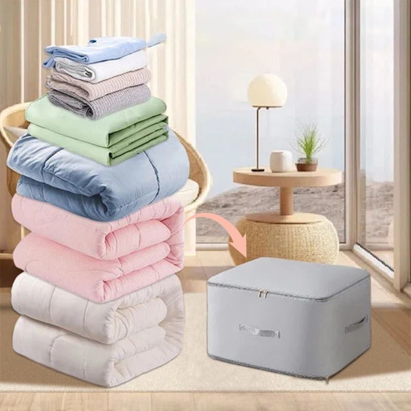 Compression Storage Bags - VacuumEase-Beige-L(20.47x16.54x11.81 inches)-Nora Luxe