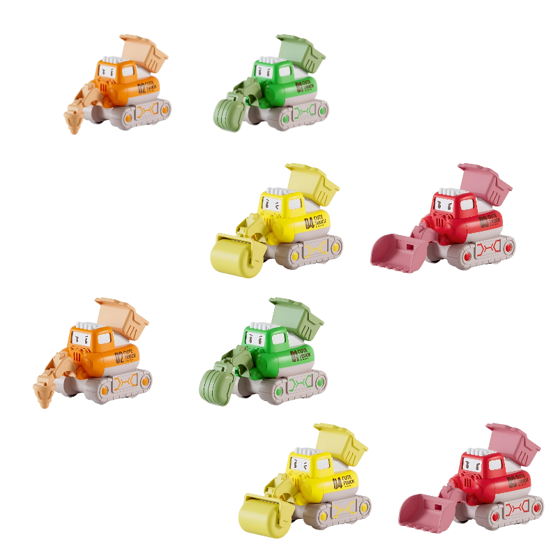 Construction Vehicle Play Set for Children - MiniBuilders-8 Pack-Nora Luxe