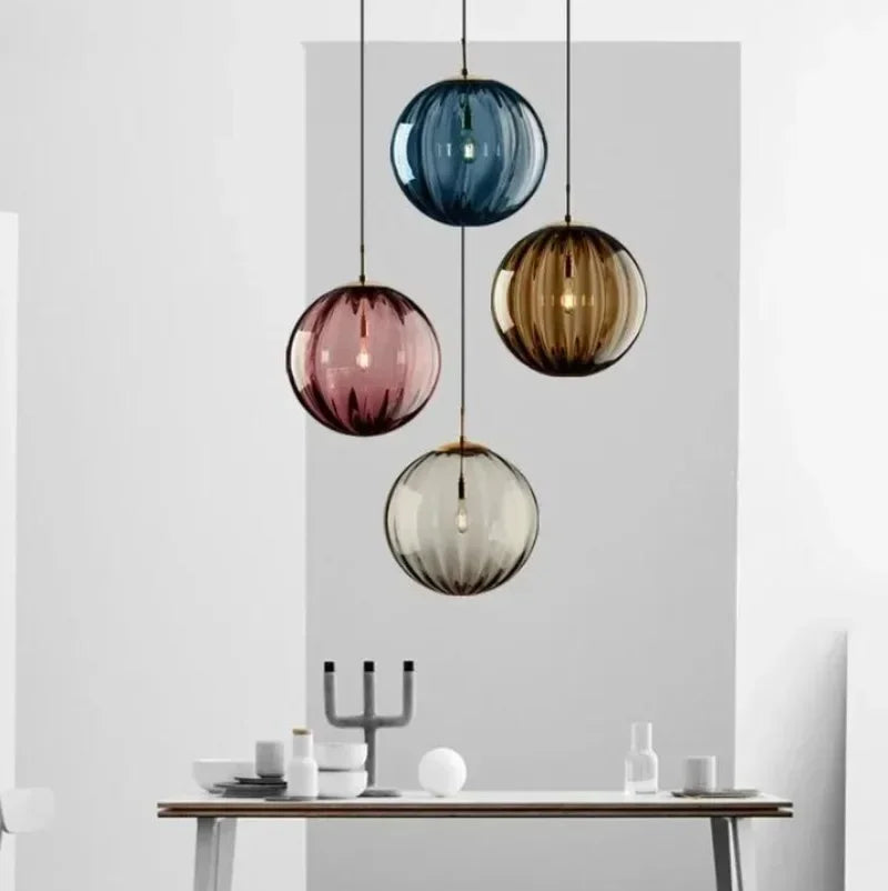 Contemporary LED Pendant Light - LumiWave-Smoky grey-5.91 inches-Nora Luxe