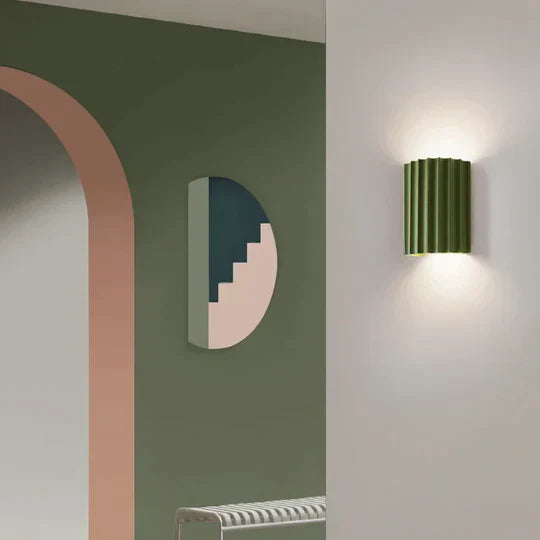Contemporary Resin Wall Lamps - GlowStone-Green-Nora Luxe
