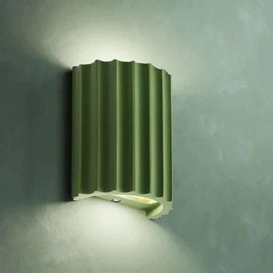 Contemporary Resin Wall Lamps - GlowStone-Green-Nora Luxe